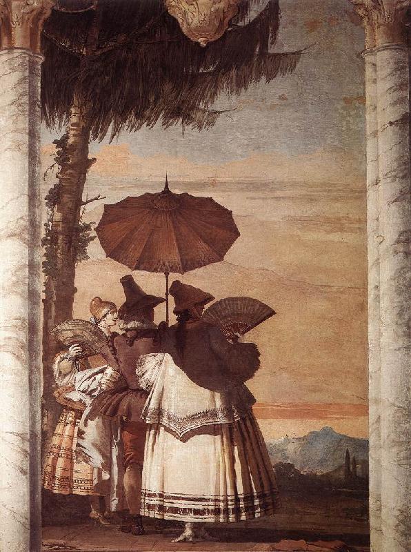 TIEPOLO, Giovanni Domenico Summer Stroll r Germany oil painting art